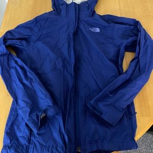 Blue North Face Waterproof Shell